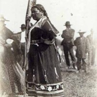 Portrait of Mrs. George Walters, White Earth Indian Reservation