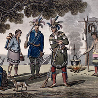 Costume of Domiciliated Indians of North America