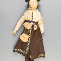 &quot;Fashion&quot; Doll wearing Wrap-Around Skirt and Shortgown