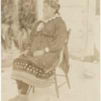 Portrait of Michele Buckshot Seated on a Chair