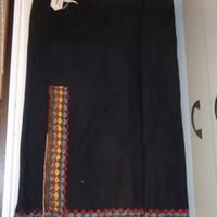 Skirt with Diamond Motif Ribbonwork