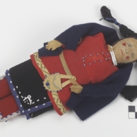 Female Doll with Leather Pouch